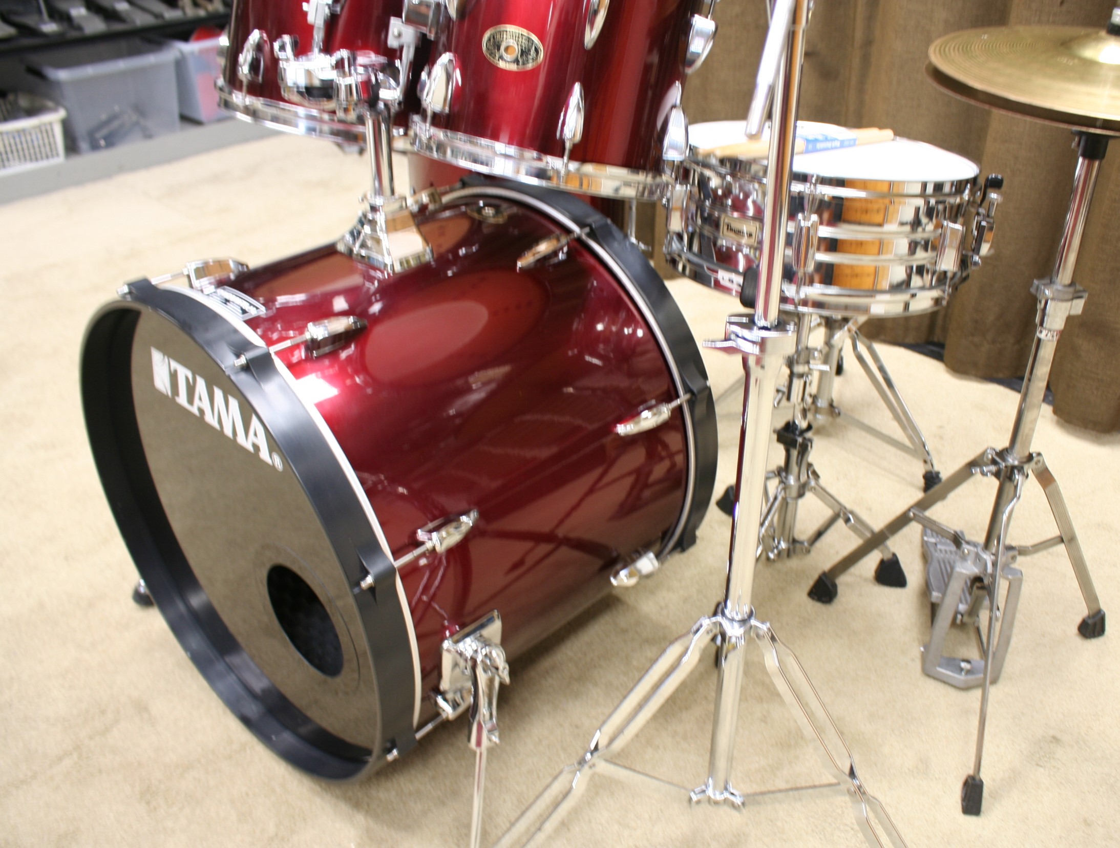tama imperialstar wine red 22/10/12/14/14sn bekkenset