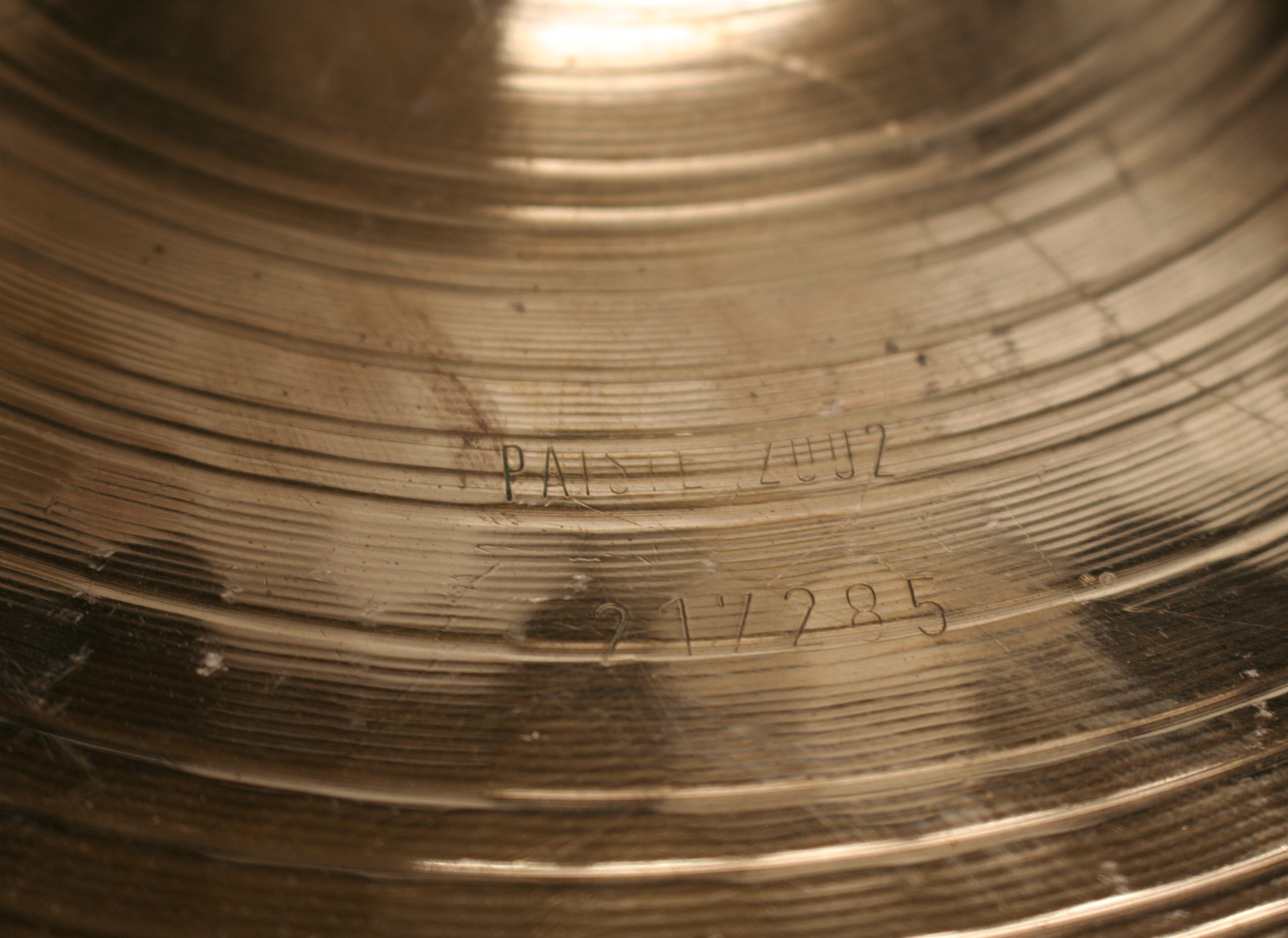paiste 2002 red label 18 crash 1526