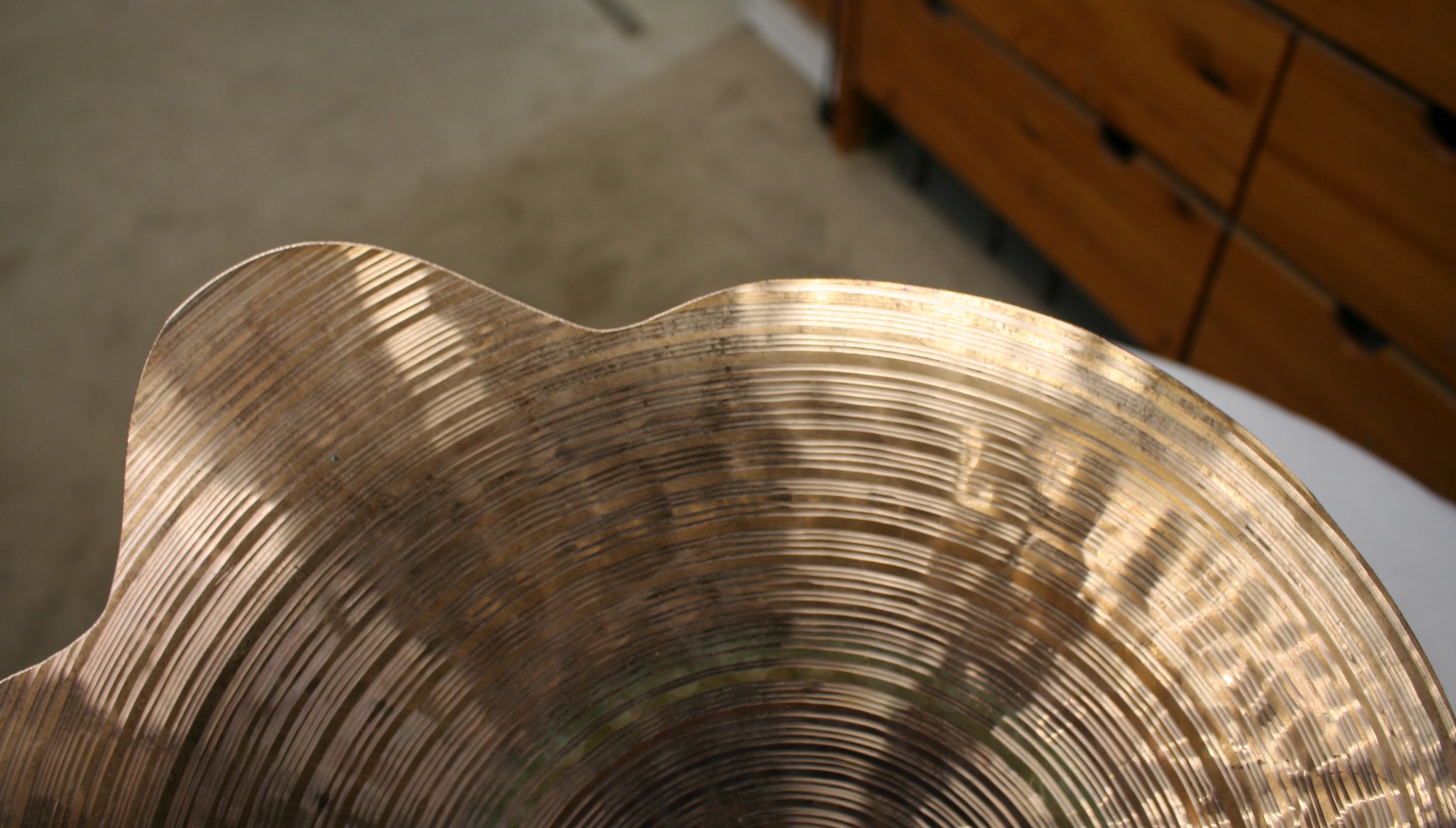 paiste 2002 red label 18 thin crash 882 crashed