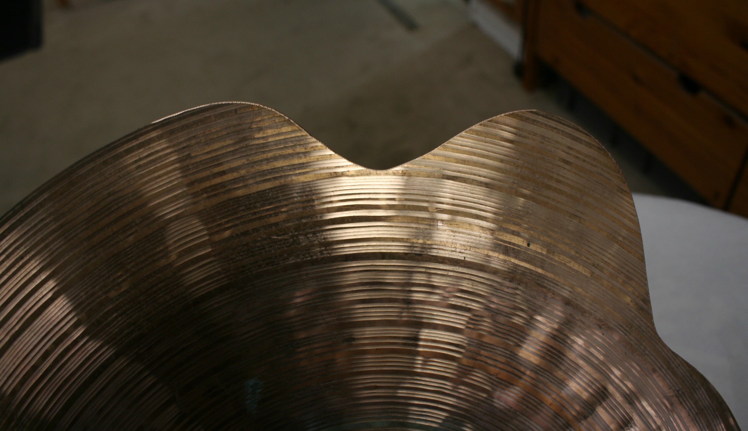 paiste 2002 red label 18 thin crash 882 crashed
