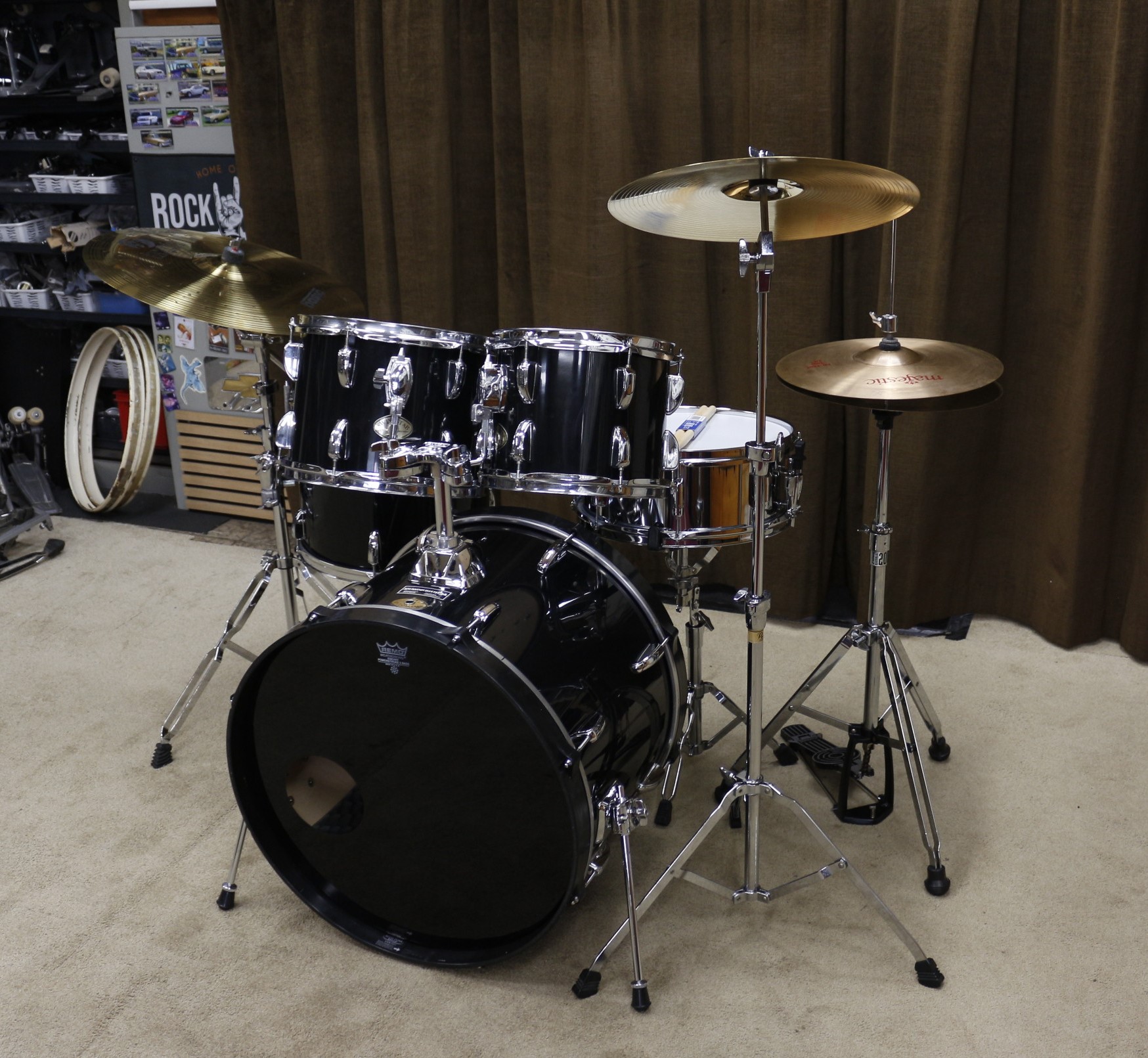 tama imperialstar zwart 22/10/12/14/14sn bekkenset