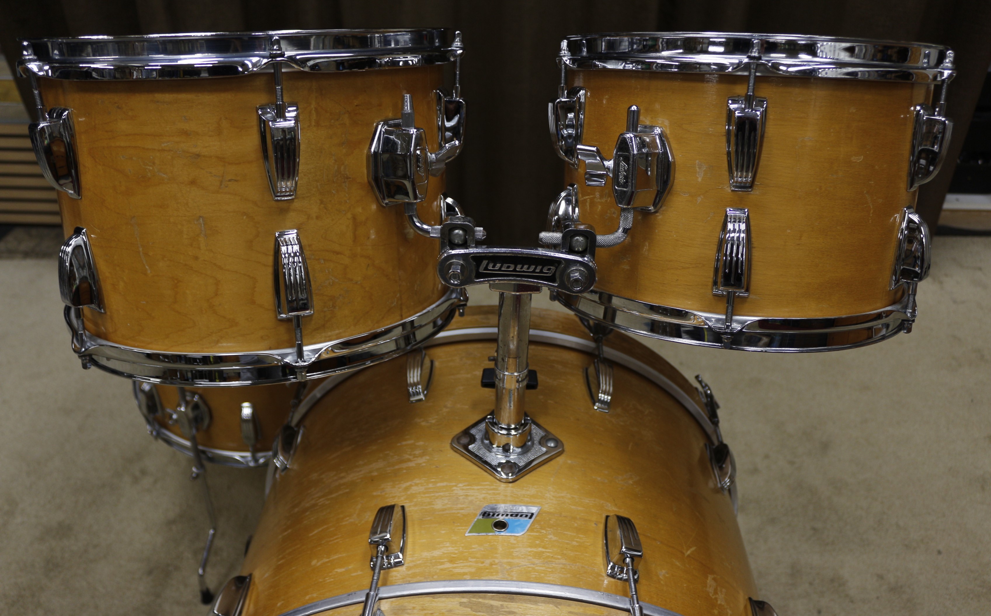 ludwig thermogloss 78/79 vintage shellset 22/12/13/16