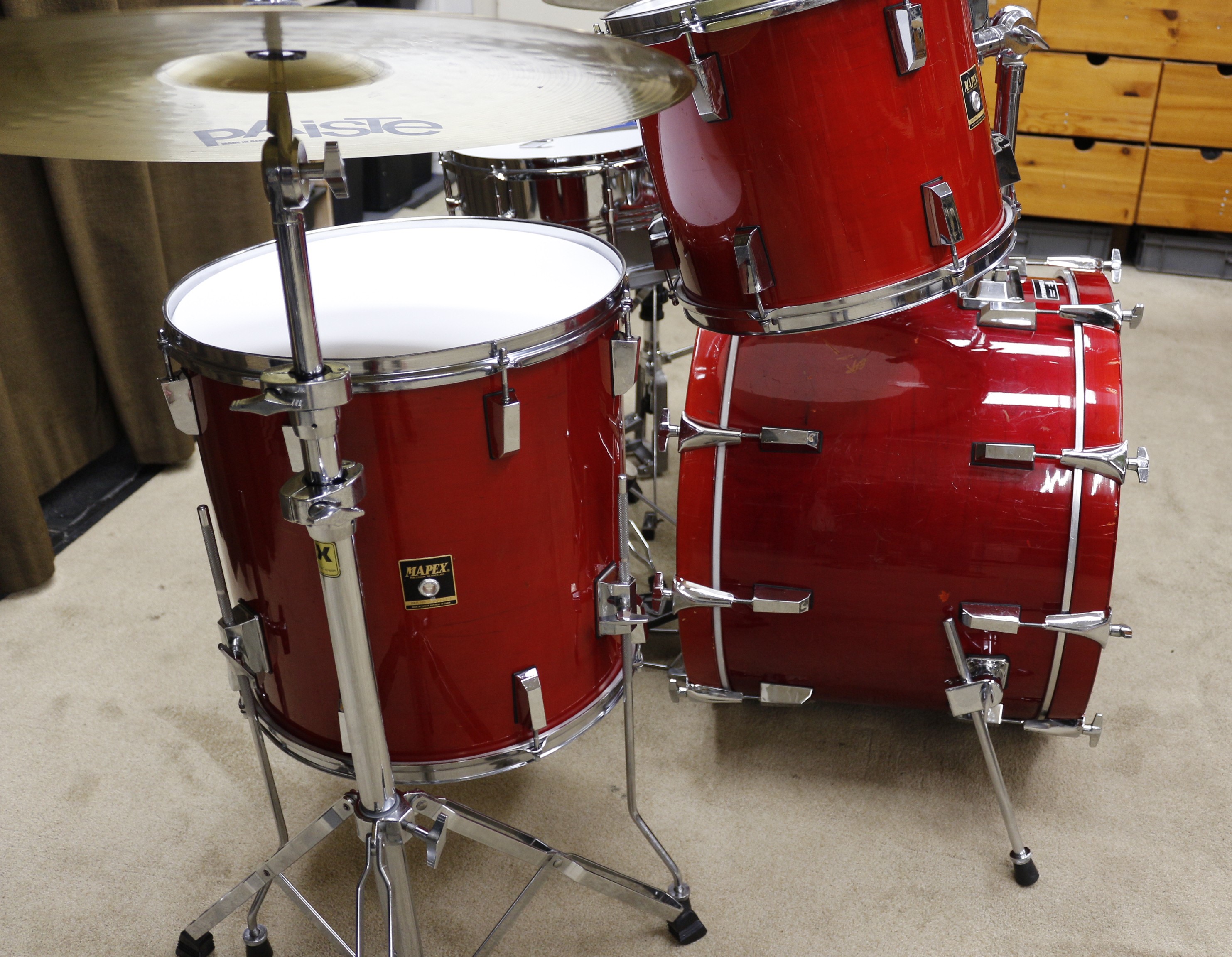 mapex maple rood 22/12/13/16/14sn bekkenset