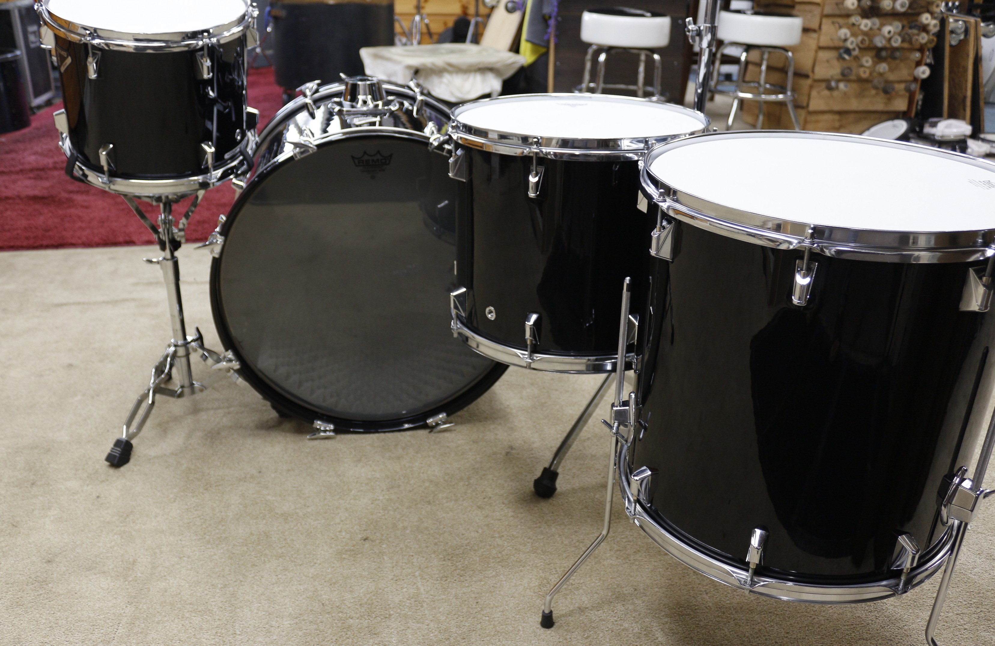 remo acousticon R zwart shellset 22/12/14/16