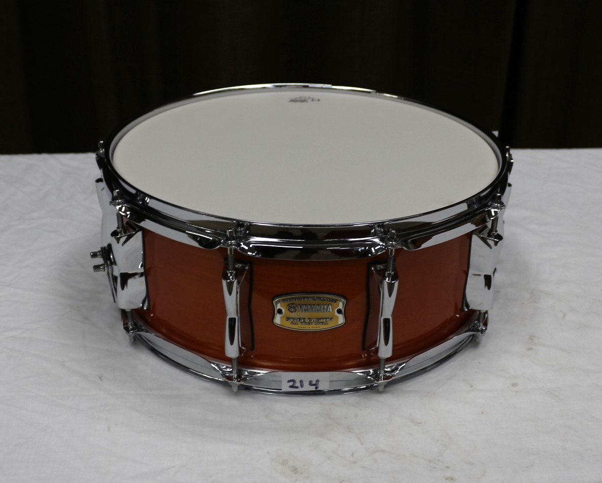snare 214 yamaha stage custom all birch 1455hA honey amber