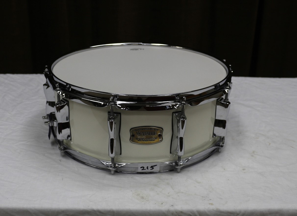 snare 215 yamaha stage custom all birch 1455CLW classic white