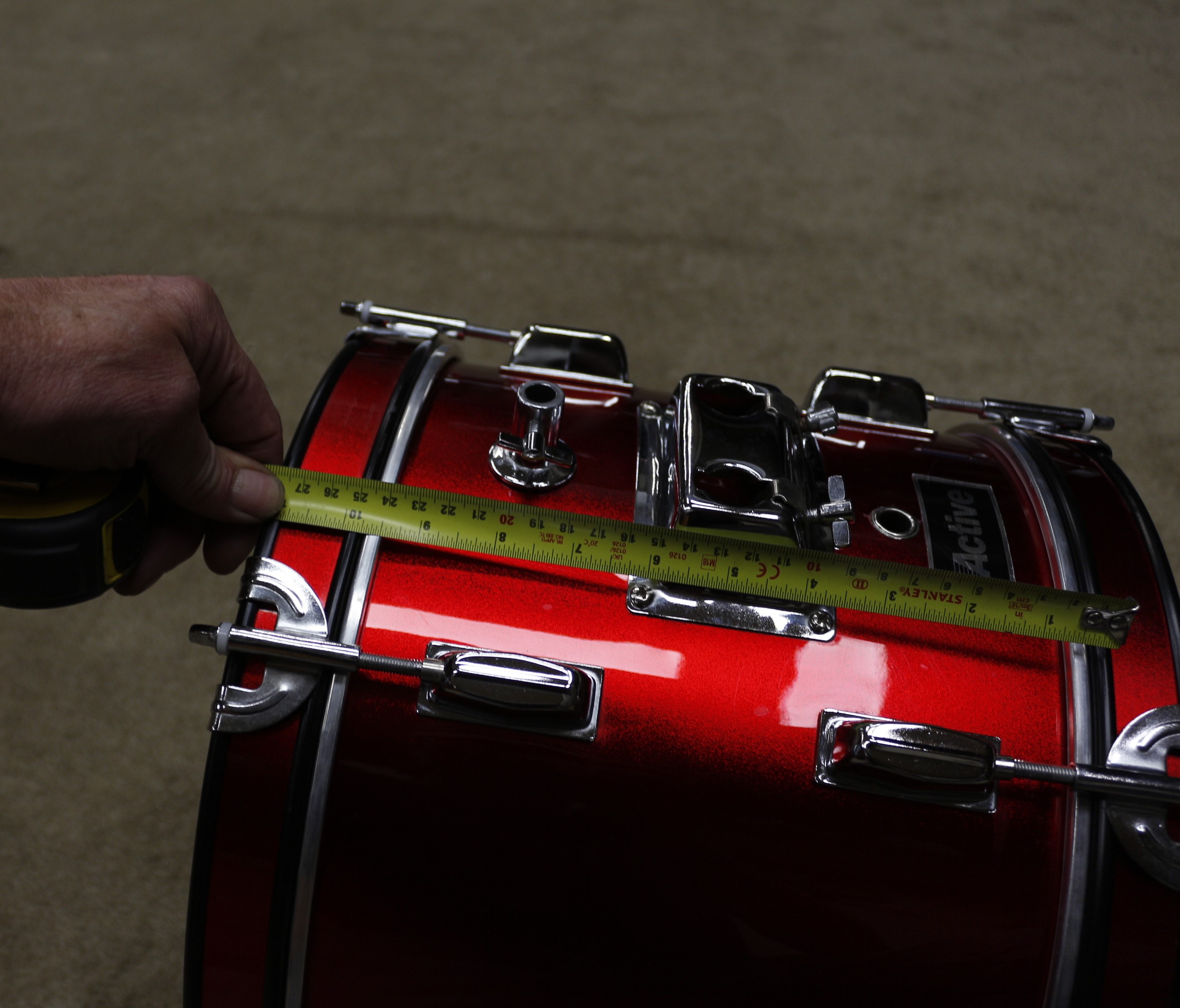 active bassdrum 14 x 10 rood