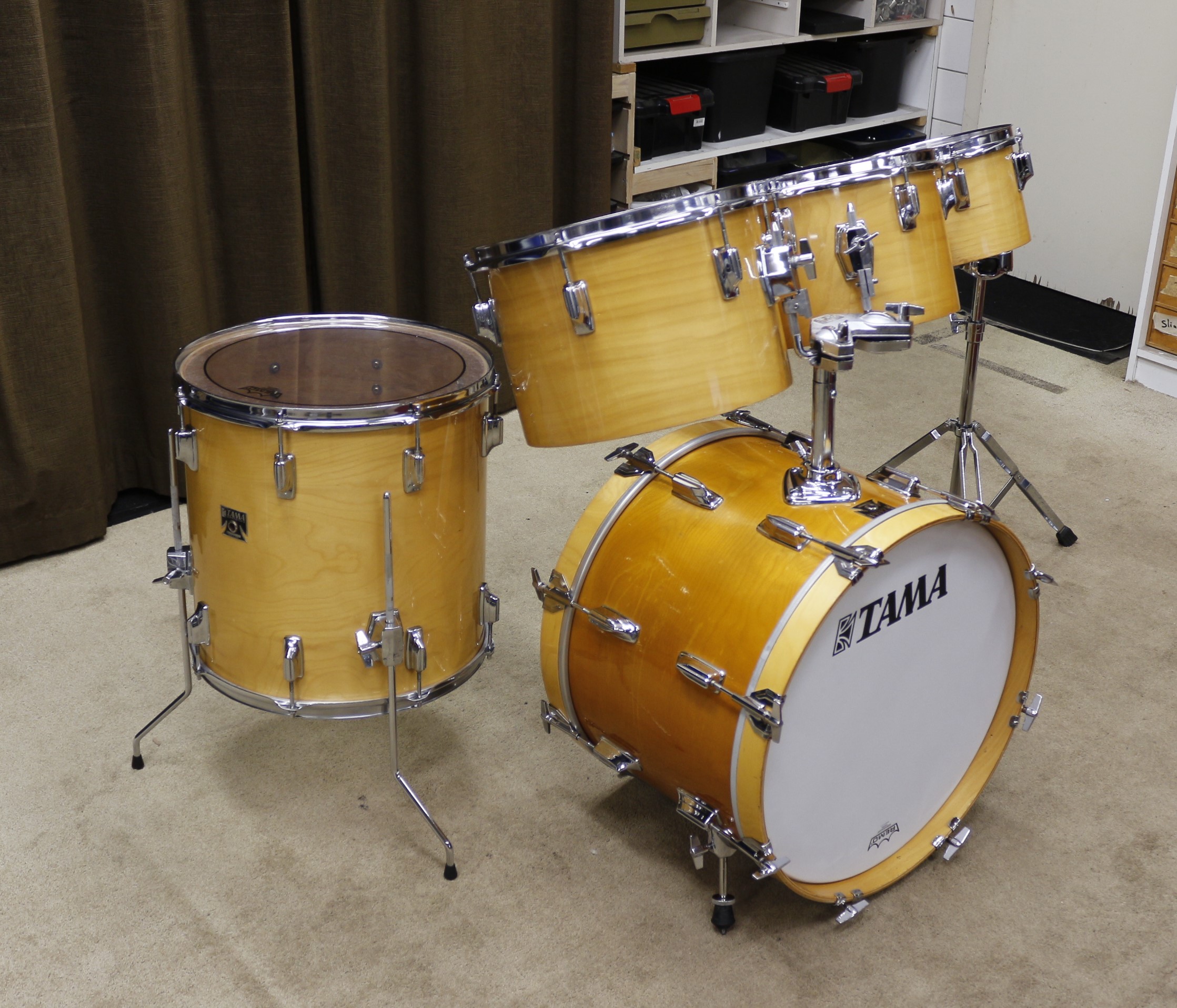 tama superstar natural met concert toms 20/10/12/13/16