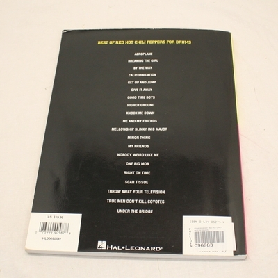 muziekboek 46 red hot chili peppers hal leonard