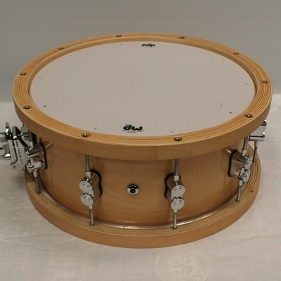 snare 119 pdp concept maple natural wood hoops 14 x 6.5