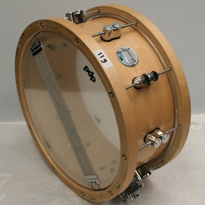 snare 119 pdp concept maple natural wood hoops 14 x 6.5