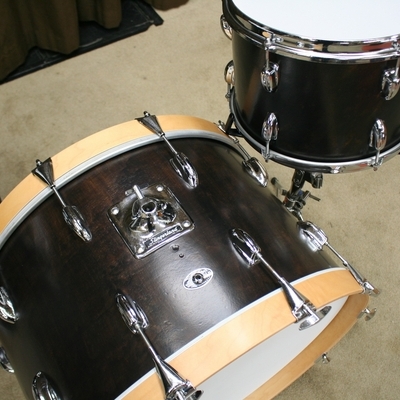 slingerland osmo black vintage shellset 24/13/18
