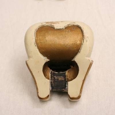 templeblock 6 wit geel 11 cm