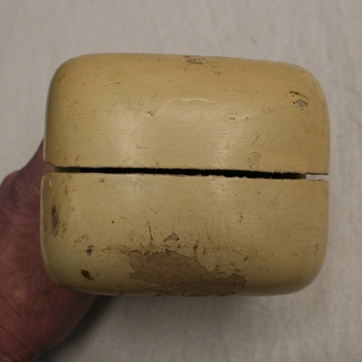 templeblock 7 wit geel 12.5 cm