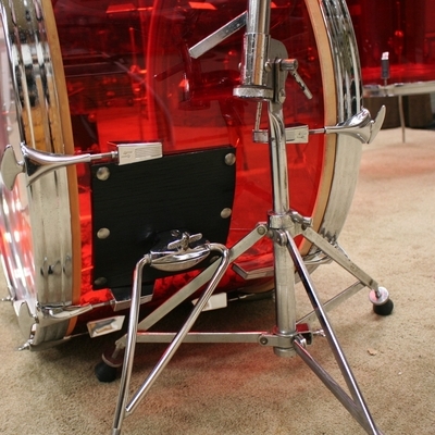 sonor champion acrylic red vintage shellset 24/14/16/18