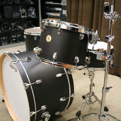 ludwig continental zep set black satin 26/14/16/18/14sn