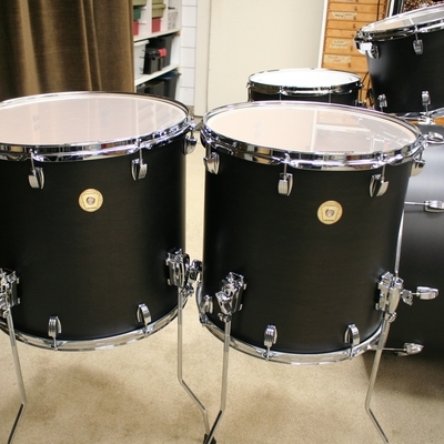 ludwig continental zep set black satin 26/14/16/18/14sn