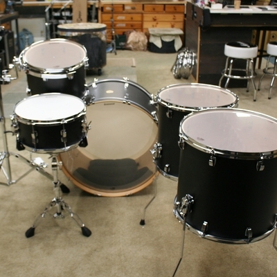 ludwig continental zep set black satin 26/14/16/18/14sn