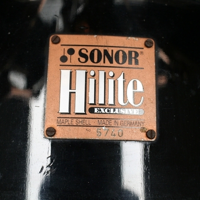 sonor hilite exclusive black copper shellset 22/12/13/16