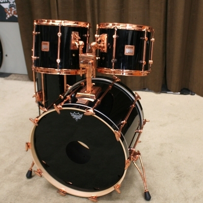 sonor hilite exclusive black copper shellset 22/12/13/16