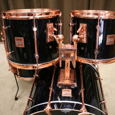sonor hilite exclusive black copper shellset 22/12/13/16