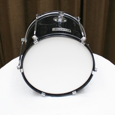 sherwood junior bassdrum zwart 12 x 10