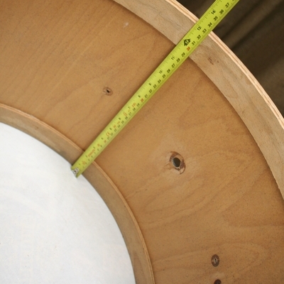 bassdrum merkloos kaal 19.5 x 13 vintage