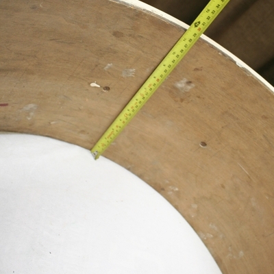merkloze vintage bassdrum 27,5 x 11,5