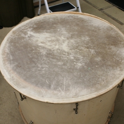 vintage bassdrum vd glas
