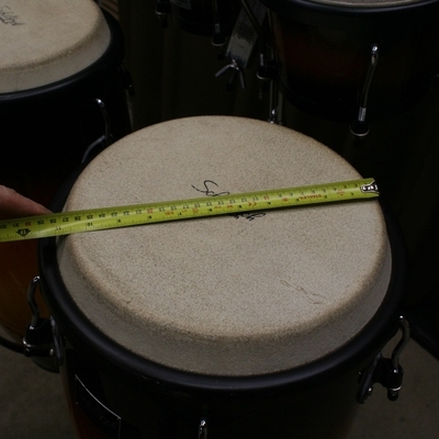 percussie set conga's en bongo's