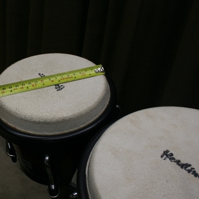percussie set conga's en bongo's