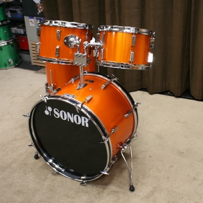 sonor champion orange vintage shellset 22/12/13/16