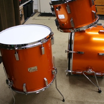sonor champion orange vintage shellset 22/12/13/16