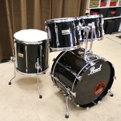 pearl BLX all maple shellset zwart 22/12/13/16