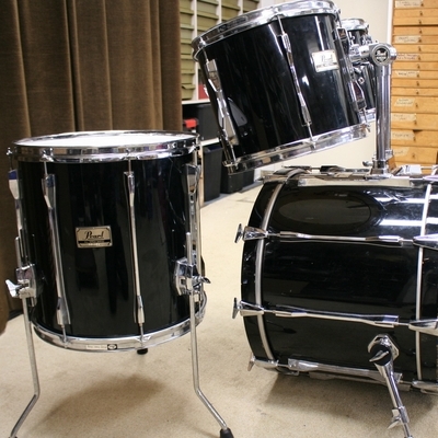 pearl BLX all maple shellset zwart 22/12/13/16