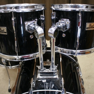 pearl BLX all maple shellset zwart 22/12/13/16