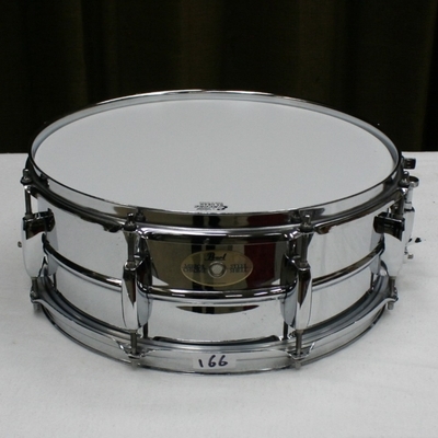 snare 166 pearl mirror chrome steel shell 14 x 5,5