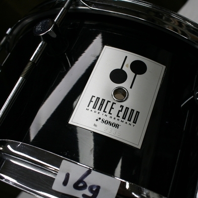 snare 169 sonor force 2000 zwart 14 x 6,5
