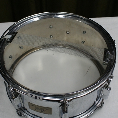 snare 182 pearl steel shell 14 x 6.5