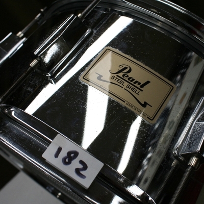 snare 182 pearl steel shell 14 x 6.5