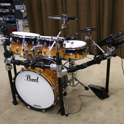 roland td12 / pearl E pro live electrisch drumstel