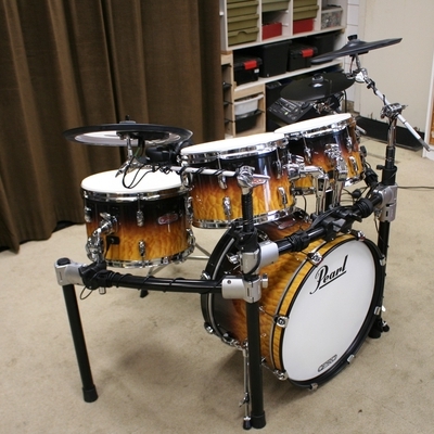 roland td12 / pearl E pro live electrisch drumstel