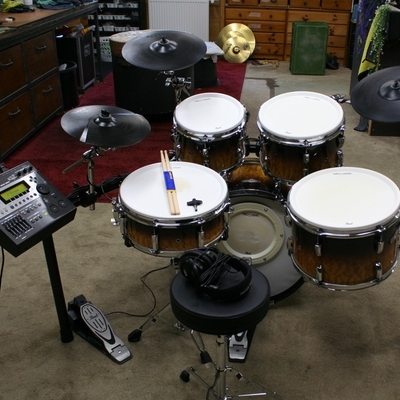 roland td12 / pearl E pro live electrisch drumstel