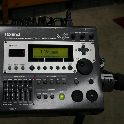 roland td12 / pearl E pro live electrisch drumstel