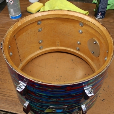 ludwig blue olive vintage shellset jelly bean 20/12/16