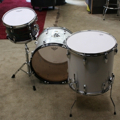 ludwig blue olive vintage shellset jelly bean 20/12/16