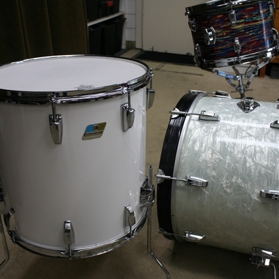 ludwig blue olive vintage shellset jelly bean 20/12/16