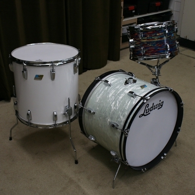 ludwig blue olive vintage shellset jelly bean 20/12/16