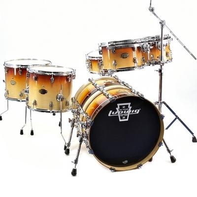 ludwig epic series modular kit tabacco fade 20/20/10/12/14/16/13sn