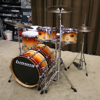 ludwig epic series modular kit tabacco fade 20/20/10/12/14/16/13sn
